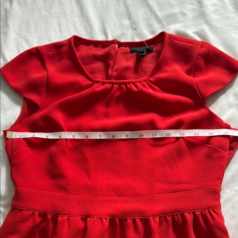 J. Crew Red Dress size 8P - Picture 8 of 8